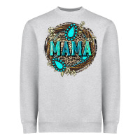 Mama With Gemstone Leopard Mother's Day Heavyweight Sweatshirt | Teevron