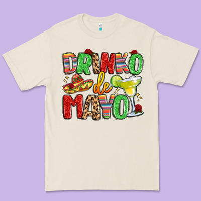Drinko De Mayo Premium Tee Designed By Lillyallendesigns