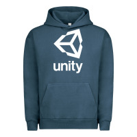 Pigment Midnight Navy unity 3d game dev Urban Hoodie - tuanDangUi