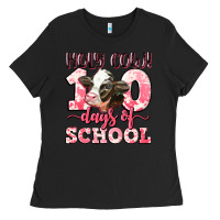 Black holy cow 100 days of school Ladies Tee - LillyAllenDesigns
