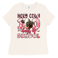 Bone holy cow 100 days of school Ladies Tee - LillyAllenDesigns