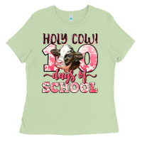 Matcha holy cow 100 days of school Ladies Tee - LillyAllenDesigns