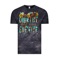 Cloud Black Western a Country Girl Can Survive Vintage Tee - texasbilliewilder