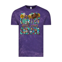 Cloud Purple Western a Country Girl Can Survive Vintage Tee - texasbilliewilder