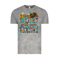 Cloud Rock Western a Country Girl Can Survive Vintage Tee - texasbilliewilder