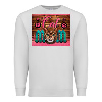 Dove Grey Western Cat Mom Premium Sweatshirt - LillyAllenDesigns