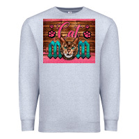 Heather Grey Western Cat Mom Premium Sweatshirt - LillyAllenDesigns