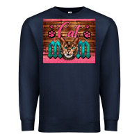 Navy Western Cat Mom Premium Sweatshirt - LillyAllenDesigns