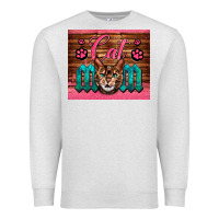 Oatmeal Heather Western Cat Mom Premium Sweatshirt - LillyAllenDesigns