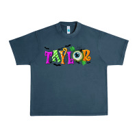 Midnight Navy Personalized Halloween Urban Heavy Tee - NancyCooperArtShop