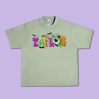 Personalized Halloween Urban Heavy Tee Designed By Nancycooperartshop
