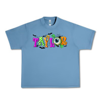 Pebble Blue Personalized Halloween Urban Heavy Tee - NancyCooperArtShop