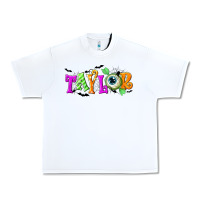 White Personalized Halloween Urban Heavy Tee - NancyCooperArtShop