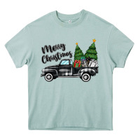 Arona merry christmas truck Heavy Core Tee - MaliasSmallBusiness