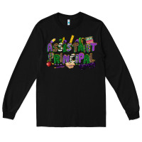 Black assistant principal mardi gras Long Sleeve Tee - CowGirlArtShop