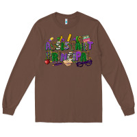 Chestnut assistant principal mardi gras Long Sleeve Tee - CowGirlArtShop