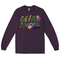 Plum assistant principal mardi gras Long Sleeve Tee - CowGirlArtShop