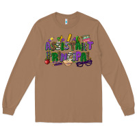 Toasted Coconut assistant principal mardi gras Long Sleeve Tee - CowGirlArtShop