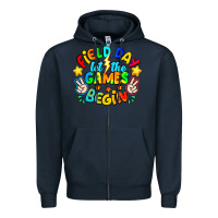 Navy Field Day Let The Games Begin Zipper Hoodie - CowhideDigitalArt