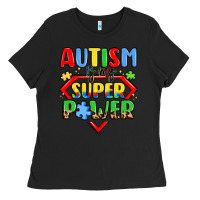 Black autism is my superpower Ladies Tee - LillyAllenDesigns