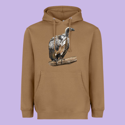 Vulture Bird Heavyweight Hoodie Designed By Lillyallendesigns