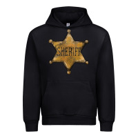 Black sheriff star Urban Hoodie - BarkalooDesign