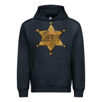 Navy sheriff star Urban Hoodie - BarkalooDesign