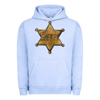 Pigment Grape Ice sheriff star Urban Hoodie - BarkalooDesign