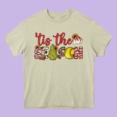 Tis The Season Softball Little Debbie Tree Cakes Heavy Core Tee Designed By Jahusdesignshop