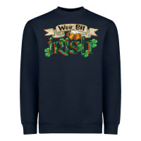 Navy wee bit irish st patricks day Heavyweight Sweatshirt - FaDigitalArtStudio