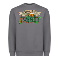 Wee Bit Irish St Patricks Day Heavyweight Sweatshirt | Teevron