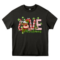 Asphalt love christmas deer Heavy Core Tee - MaliasSmallBusiness