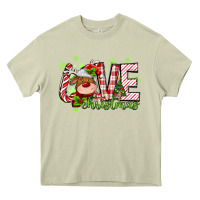 Mossy love christmas deer Heavy Core Tee - MaliasSmallBusiness