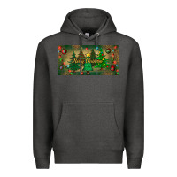 Charcoal Heather merry christmas license plate Premium Hoodie - BundleAndBundleShop
