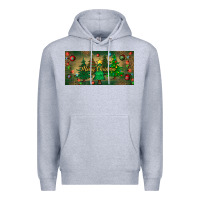 Heather Grey merry christmas license plate Premium Hoodie - BundleAndBundleShop