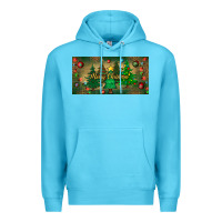 Ocean Blue merry christmas license plate Premium Hoodie - BundleAndBundleShop