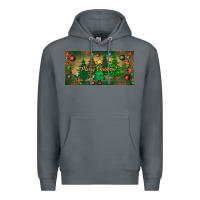 Rock merry christmas license plate Premium Hoodie - BundleAndBundleShop