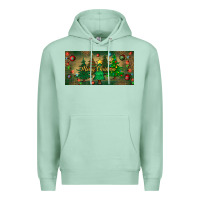 Seafoam merry christmas license plate Premium Hoodie - BundleAndBundleShop