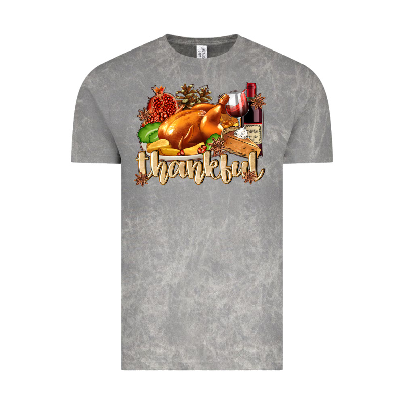 Thankful With Turkey Vintage Tee by texasbilliewilder | Teevron