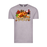 Vintage Zinc Thankful with Turkey Vintage Tee - texasbilliewilder