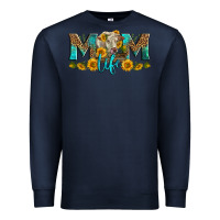 Navy Western Charolais Cow Mom Life Premium Sweatshirt - LillyAllenDesigns