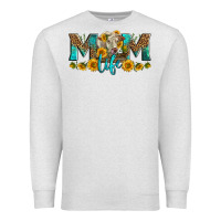 Oatmeal Heather Western Charolais Cow Mom Life Premium Sweatshirt - LillyAllenDesigns