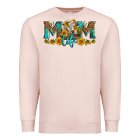 Pale Pink Western Charolais Cow Mom Life Premium Sweatshirt - LillyAllenDesigns