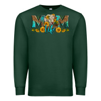 Sports Green Western Charolais Cow Mom Life Premium Sweatshirt - LillyAllenDesigns
