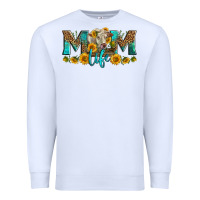White Western Charolais Cow Mom Life Premium Sweatshirt - LillyAllenDesigns