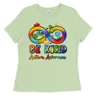 Matcha be kind autism awareness infinity symbol Ladies Tee - LillyAllenDesigns