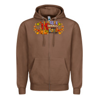 Chestnut give thanks to the lord for he is good Zipper Hoodie - CowhideDigitalArt