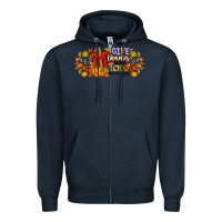Navy give thanks to the lord for he is good Zipper Hoodie - CowhideDigitalArt