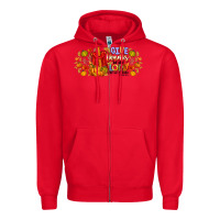 Red give thanks to the lord for he is good Zipper Hoodie - CowhideDigitalArt