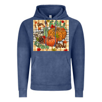 Vintage Denim I am a Fall kinda girl pumpkin Fall Vintage Hoodie - NancyCooperArtShop